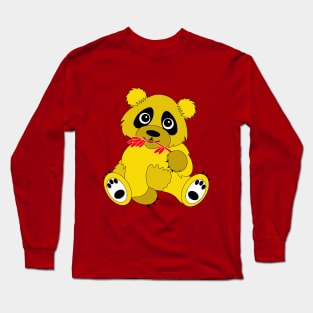 Yellow Panda Long Sleeve T-Shirt